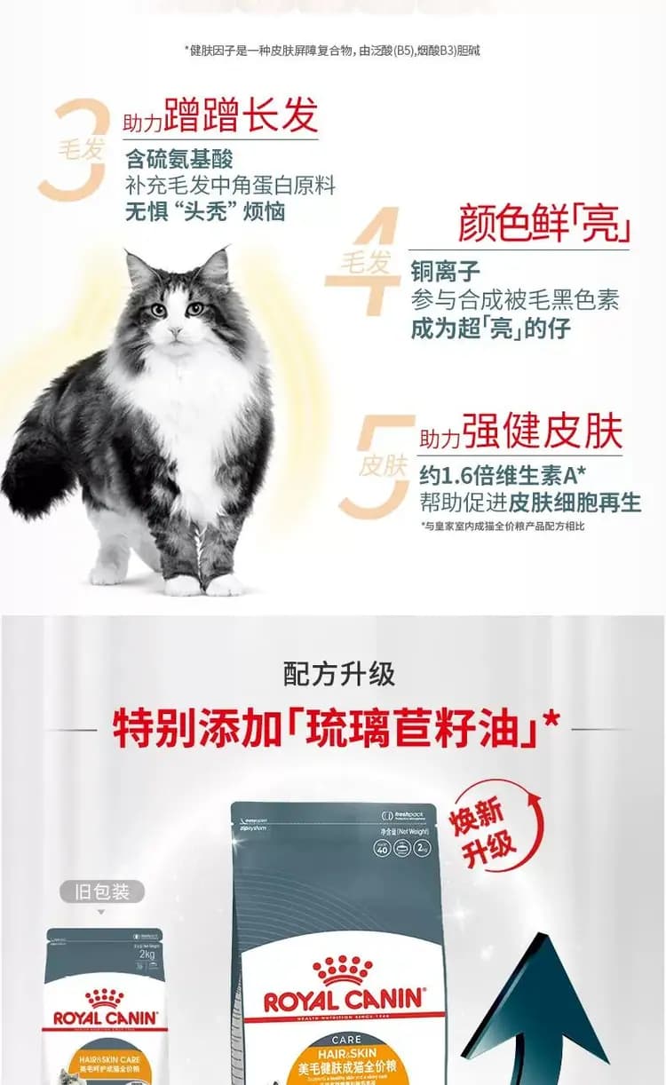 美毛呵护成猫全价粮 2kg 详情图 7
