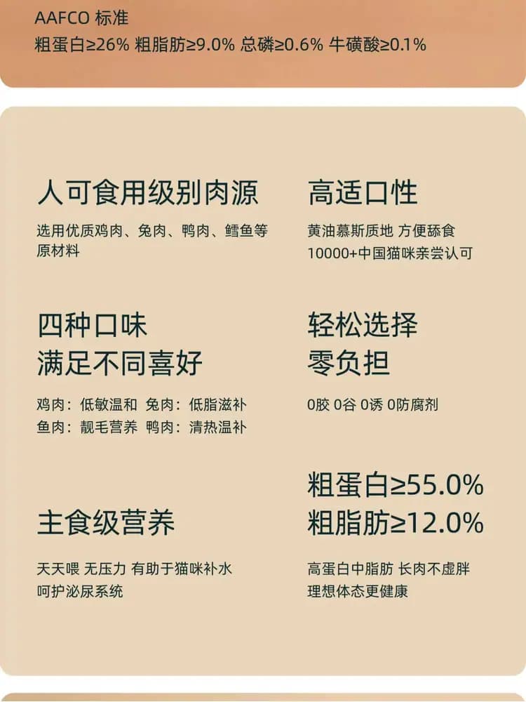 象恩主食猫罐 混合口味 100g×4 罐 详情图 2
