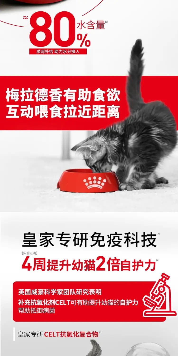皇家奶糕罐 88g×6 罐(1–4 月龄) 详情图 5
