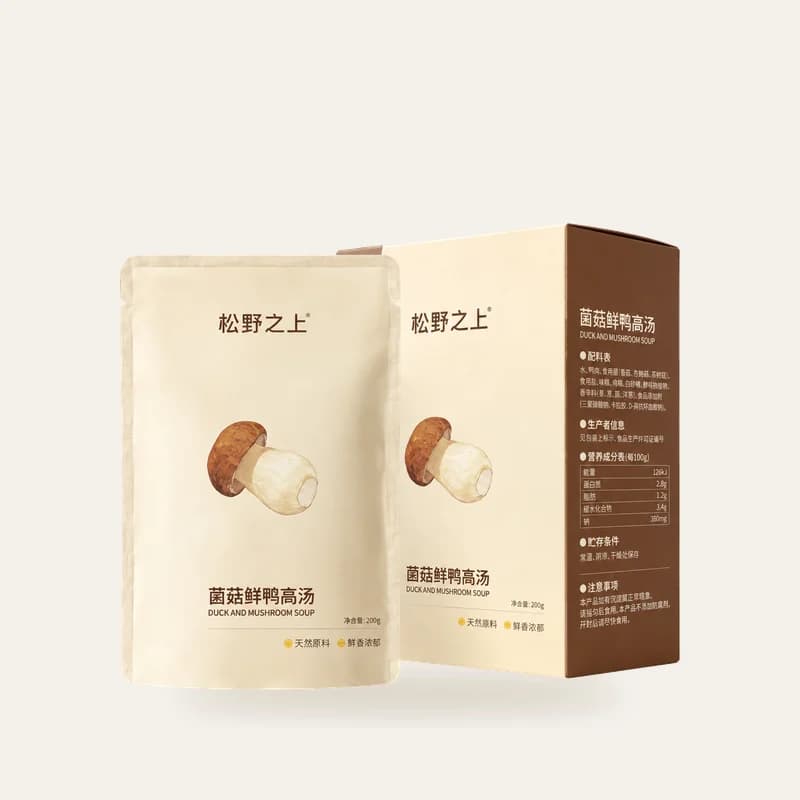 松野之上 菌菇鲜鸭高汤（犬用）100g