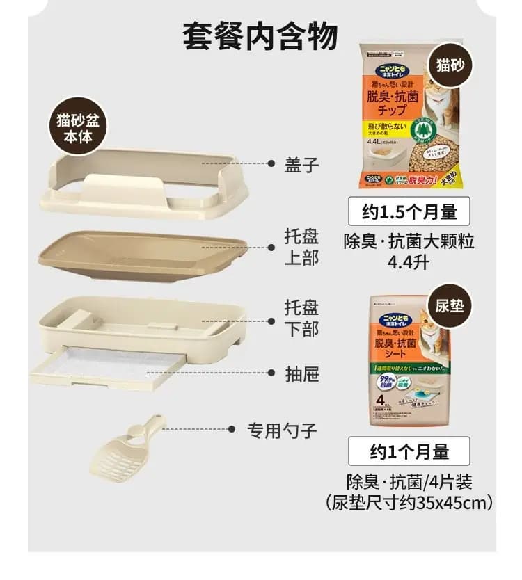 艾饰庭 双层猫砂盆 详情图 32
