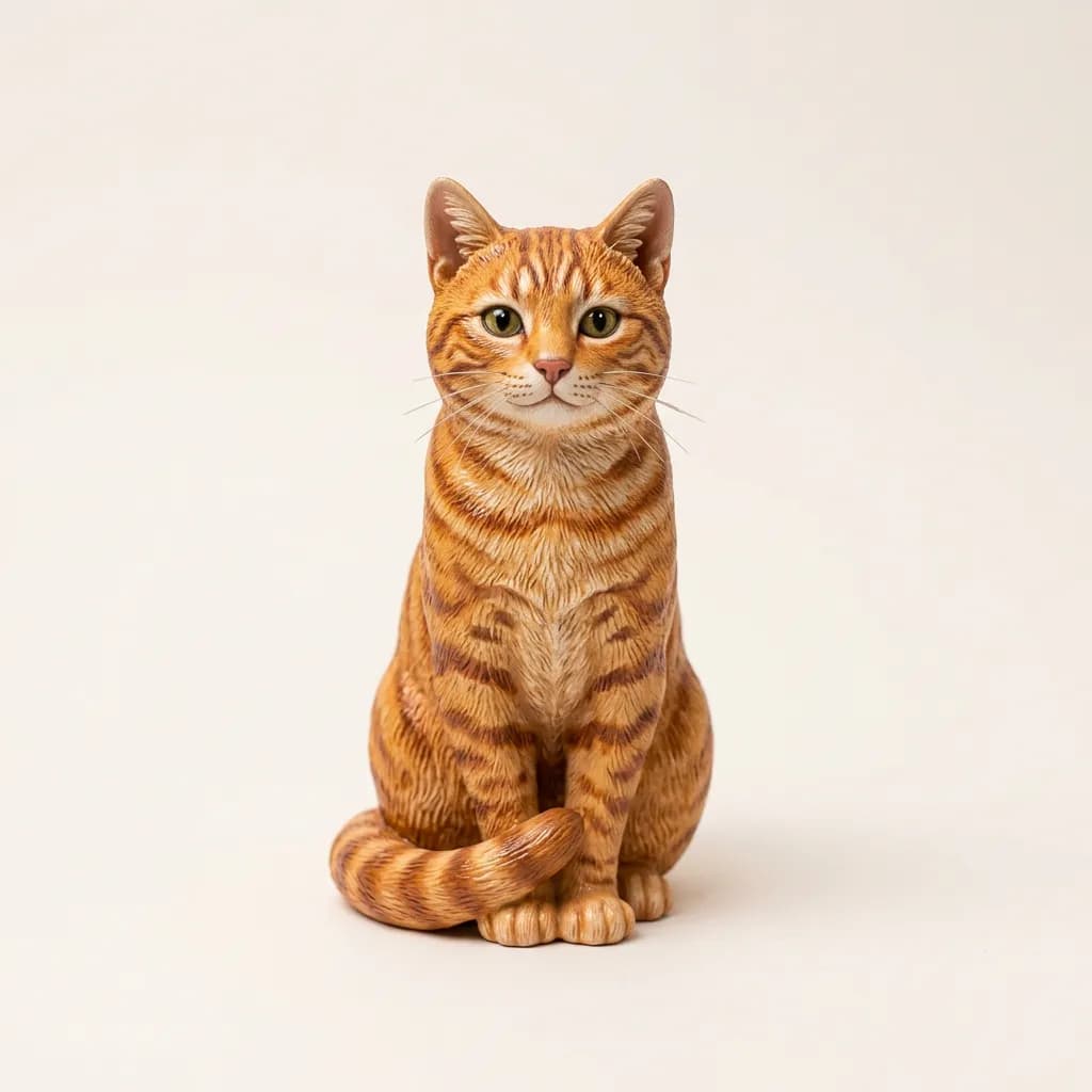 橘猫定制手办效果图