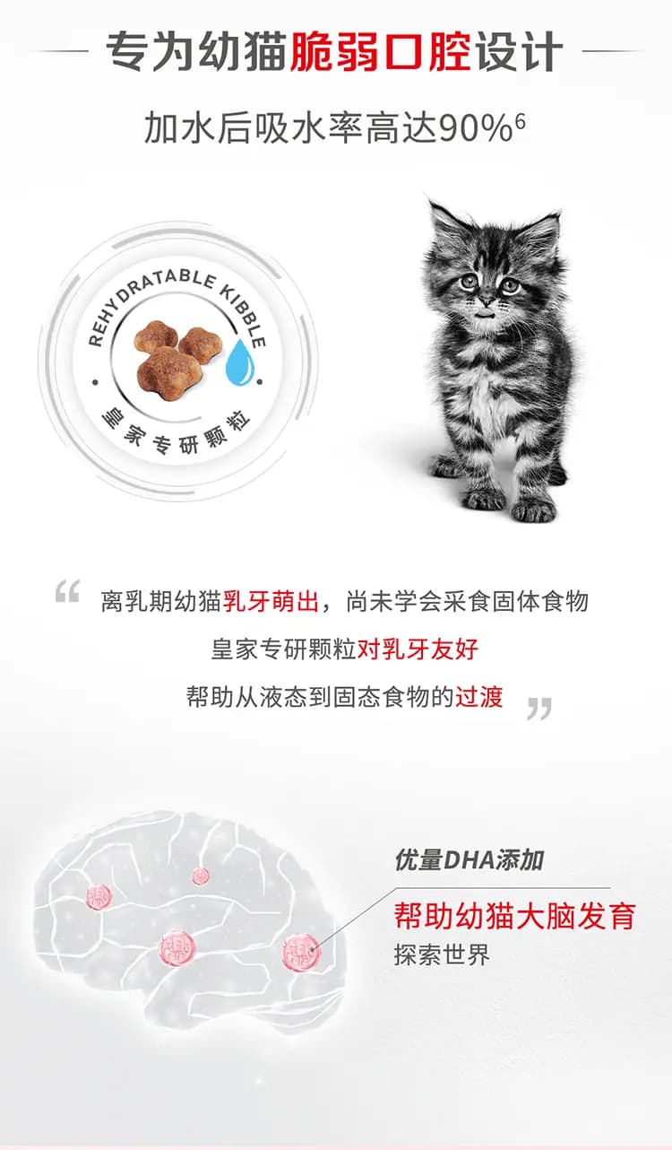 离乳期幼猫全价奶糕猫粮 1.2kg 详情图 9