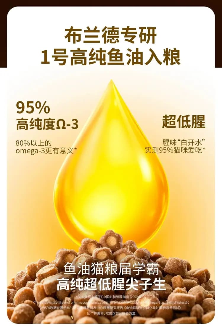 布兰德鱼油鲜鲜酥化猫粮 1.8kg 详情图 2
