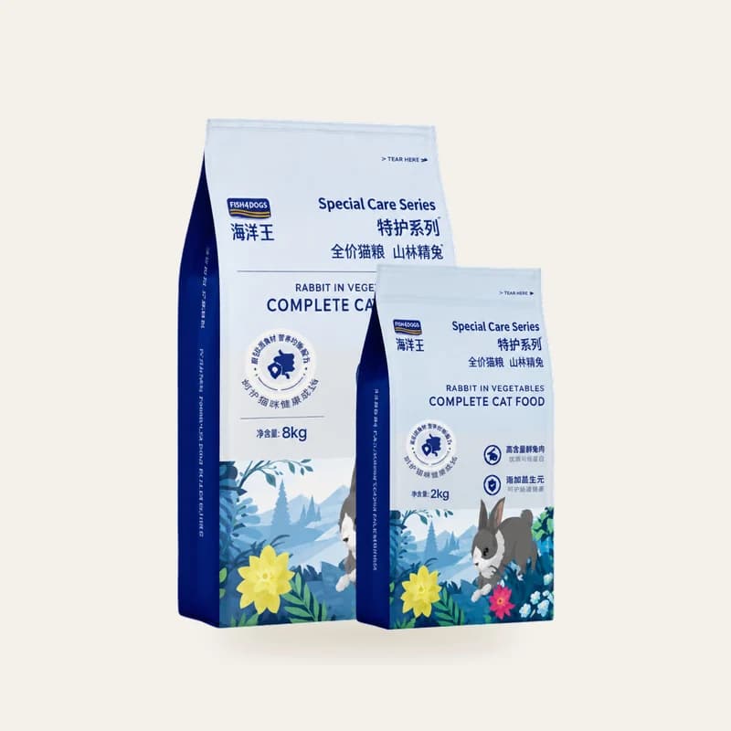 山林鲜兔全价猫粮 2kg