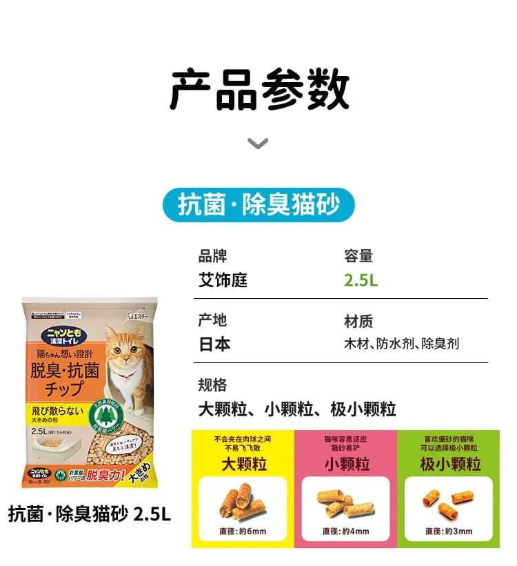艾饰庭 双层猫砂盆专用猫砂 详情图 18